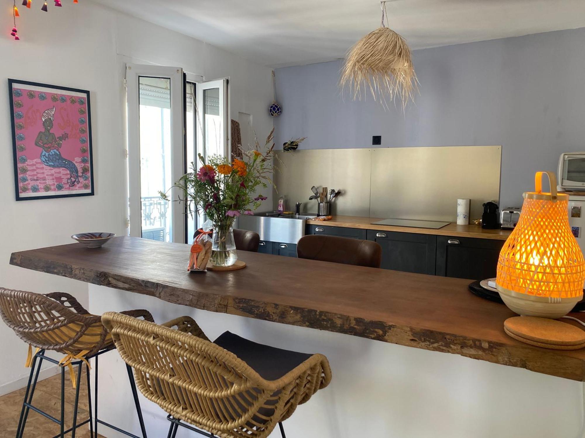 Cosy, Climatise, Au Coeur De Sete Appartement Buitenkant foto
